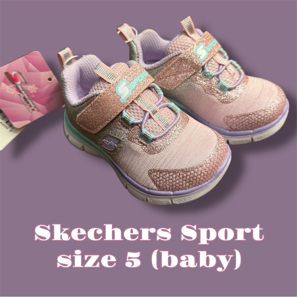 Skechers Sport Kids Baby Sneakers NWT - Purple Pink Shoes